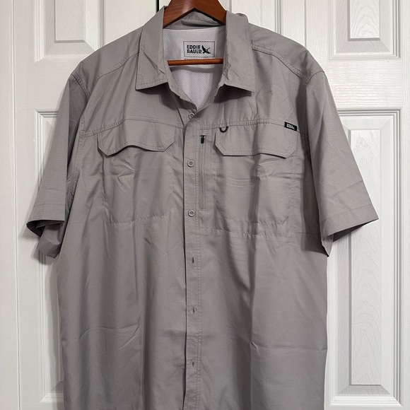 Eddie Bauer Gray Casual Button Down Shirt - Picture 1 of 6
